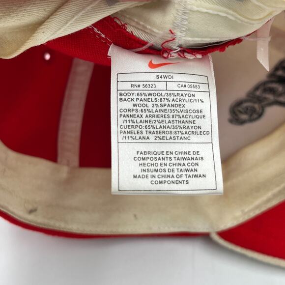 Vintage Nike Chicago Bulls Embroidered Hat Cap Medium - Picture 10 of 11